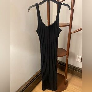 FP Beach black knit dress